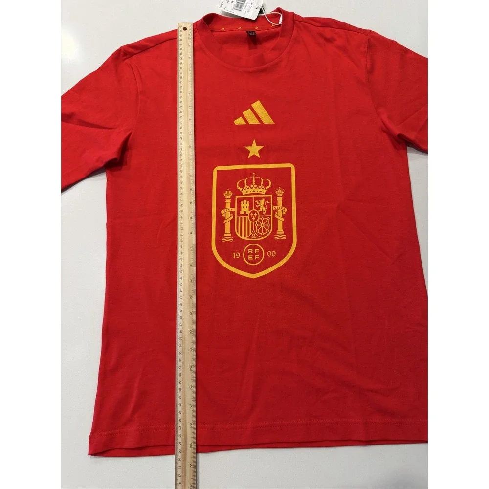 Adidas FEF DNA GR TEE JZ2263 Soccer T-Shirt Spain National Team Mens Small NWT